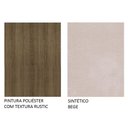 Ver mais imagens de Conjunto Sala de Jantar Madesa Magda Mesa Tampo de Vidro com 4 Cadeiras - Rustic/sintético Bege