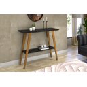 Ver imagem 2 de Aparador Monaco Tampo Retangular com Prateleira:preto