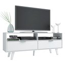 Ver imagem 3 de Rack para Tv até 55 Polegadas Madesa Oslo com 2 Portas - Branco