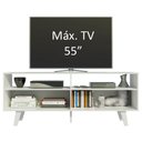 Ver imagem 5 de Rack para Tv até 55 Polegadas Madesa Oslo com 2 Portas - Branco