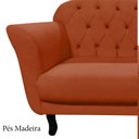 Ver imagem 6 de Namoradeira Decorativa Dália Veludo Terracota