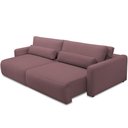 Ver mais imagens de Sofá Retrátil Reclinável para Sala de Estar Living 270cm Sevilha F04 Veludo Lilás - Lyam Decor