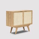 Ver imagem 3 de Balcão Alia 2 Portas 90 Cm Telinha Ratan Tauari - Telinha Rattan