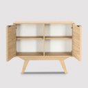 Ver imagem 5 de Balcão Alia 2 Portas 90 Cm Telinha Ratan Tauari - Telinha Rattan