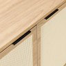 Balcão Alia 2 Portas 90 Cm Telinha Ratan Tauari - Telinha Rattan - 7