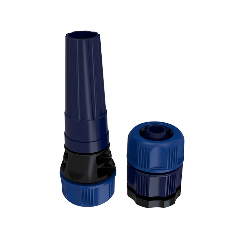 Kit Esguicho Roscável com Adaptador Roscável 1/2'' e 7/16'' Cor Azul Durín - 1