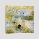 Ver imagem 1 de Quadro Claude Monet Nascer Do Sol Tela No Chassi 80X80Cm