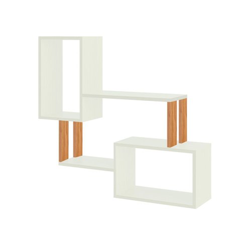 Nichos Decorativos 81,5cm Estilo Industrial F25 Pradel Móveis