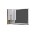 Ver imagem 4 de Conjunto para Banheiro Gabinete com Cuba F44 e Espelheira Legno 830W Branco/Carvalho
