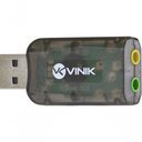 Ver imagem 1 de Adaptador Placa de Som Usb 5.1 Canais Virtual Ausb51