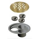 Ver imagem 1 de Grelha Redonda 15cm Elleve Gold C/ Fecha Ralo - 4086rl