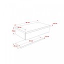 Ver imagem 3 de Conjunto para Banheiro Gabinete com Cuba F44 e Prateleira 605W Metrópole 