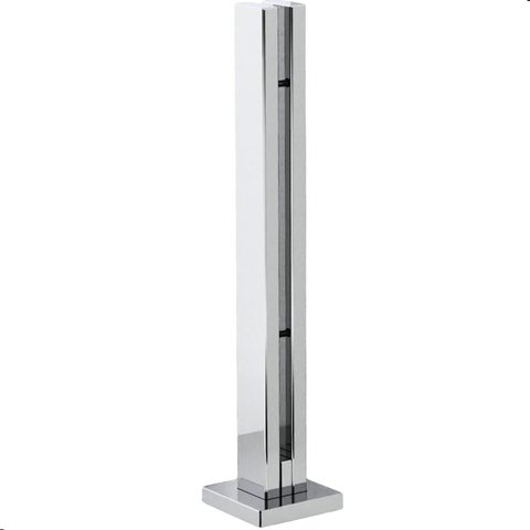 Torre Guarda Corpo Pinça 2 Furos para Vidro 40cm Inox Fs