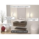 Ver imagem 2 de Conjunto para Banheiro Gabinete com Cuba F44 e Prateleira 605W Metrópole Marrom/Carvalho Dark