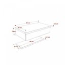 Ver imagem 3 de Conjunto para Banheiro Gabinete com Cuba F44 e Prateleira 605W Metrópole 