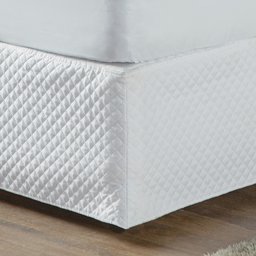 Saia Box Solteiro Basic Matelada Branco - 1