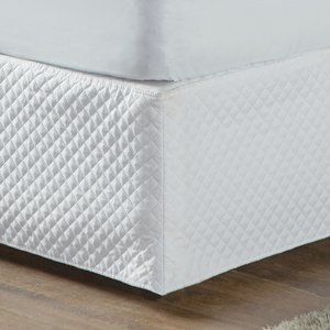 Saia Box Solteiro Basic Matelada Branco