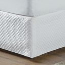 Ver imagem 1 de Saia Box Solteiro Basic Matelada Branco