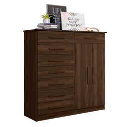 Jogo Roupeiro e Cômoda Hope Cedro Off White - 2