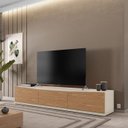 Ver imagem 6 de Rack Para Sala 220 cm 011061 Off White Noce DCASA