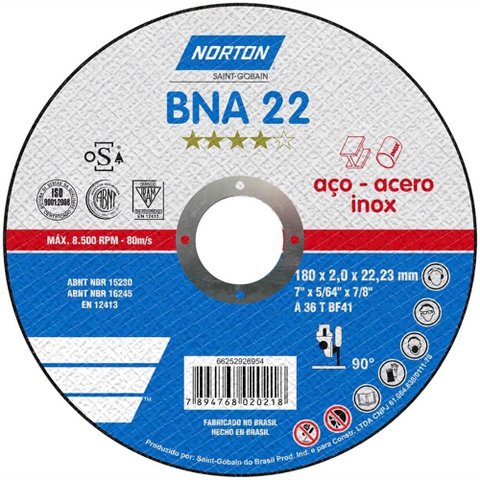 Disco de Corte Bna 22 - Norton