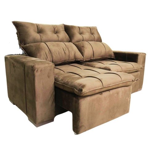 Sofá Mini Inglaterra 1,60mt Pequeno e Confortável Retrátil e Reclinável