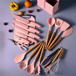 Kit Utensílios de Cozinha Jogo Completo 19 Peças - 7