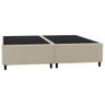 Cama Base Box King Bipartido Bege Suede 193x203 - 1