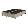 Cama Base Box King Bipartido Bege Suede 193x203 - 4
