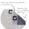 Cortina Quarto Meia Parede 2,80x1,60M PVC Blackout Branca - 6