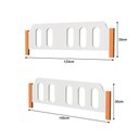 Ver imagem 6 de Kit 2 Camas Infantil Solteiro Ônix com 1 Cama Auxiliar Divaloto para Quarto Infantil - Branco/nature