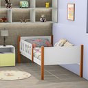 Ver imagem 3 de Kit 2 Camas Infantil Solteiro Ônix com 1 Cama Auxiliar Divaloto para Quarto Infantil - Branco/nature