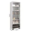 Ver imagem 7 de Kit Livreiro 2 Portas Pequenas Livreiro 5 Prateleiras Office Branco