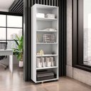 Ver imagem 3 de Kit Livreiro 2 Portas Pequenas Livreiro 5 Prateleiras Office Branco