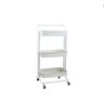 Carrinho Organizador Multiuso 3 Prateleiras 42x35x86cm - Branco - 1