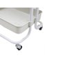 Carrinho Organizador Multiuso 3 Prateleiras 42x35x86cm - Branco - 3