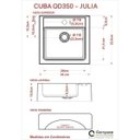 Ver imagem 4 de Gabinete para Banheiro com Cuba Q35 e Prateleira 605w Metrópole