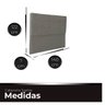Cabeceira Casal Cama Box Estofada Sophie 140 Cm Veludo - 5