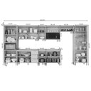 Ver imagem 3 de Cozinha Modulada 9 Peças Elena em MDF Cinamomo Off White