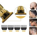 Ver imagem 4 de Aparador Cabelo Barbear Profissional Buda Dourado
