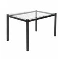 Ver imagem 1 de Mesa de Jantar 6 Lugares Tampo Vidro 140cm 