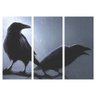 Quadro Corvos Negros Decorativo 95X65 - 1