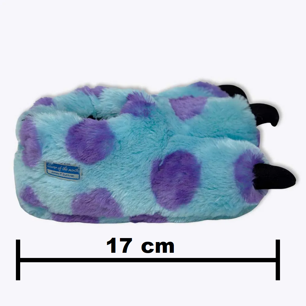 Pantufa 3d Pata Sulley Sullivan Monstros Sa Unissex Infantil Tamanho:p;cor:azul - 3