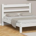 Ver imagem 3 de Cama Casal Queen Branca Madeira Maciça Quarto Esmeralda
