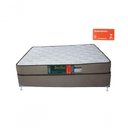 Ver imagem 1 de Conjunto Box Completo Casal Becflex Titan Gold 1,38 x 1,88 x 0,46 (Cama Box + Colchão Colchão