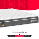 Ver imagem 4 de Colchão Queen Life D33 Pillow Top Cinza 17x158x198cm