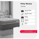 Ver imagem 2 de Colchão Queen Life D33 Pillow Top Cinza 17x158x198cm