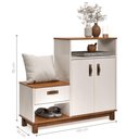 Ver imagem 2 de Sapateira Multiuso Utah Off Freijó