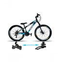 Ver imagem 1 de Bicicleta Vikingx Aro 26 Tuffx25/30 Vmaxx Freio a Disco 21v Preto Azul