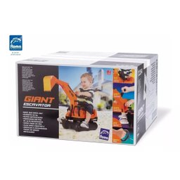 Escavadeira Gigante Brinquedo Giant Escavator Trator Verde - 6